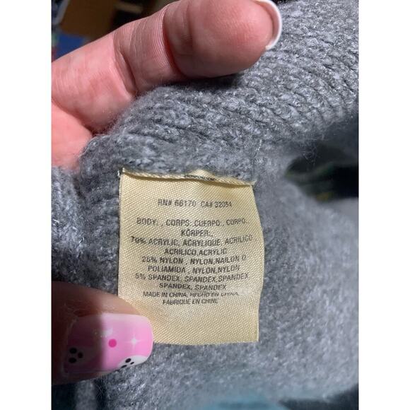 Anthropologie Angie open Sweater Coat by Moth Grey women’s size Medium - Picture 4 of 5